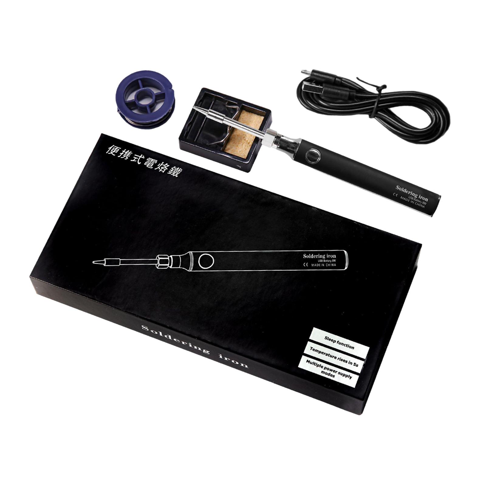 전자 납땜 인두 키트 USB 충전식 기기 수리 휴대용  - Electronics Repair Hobby 리뷰 및 가격
