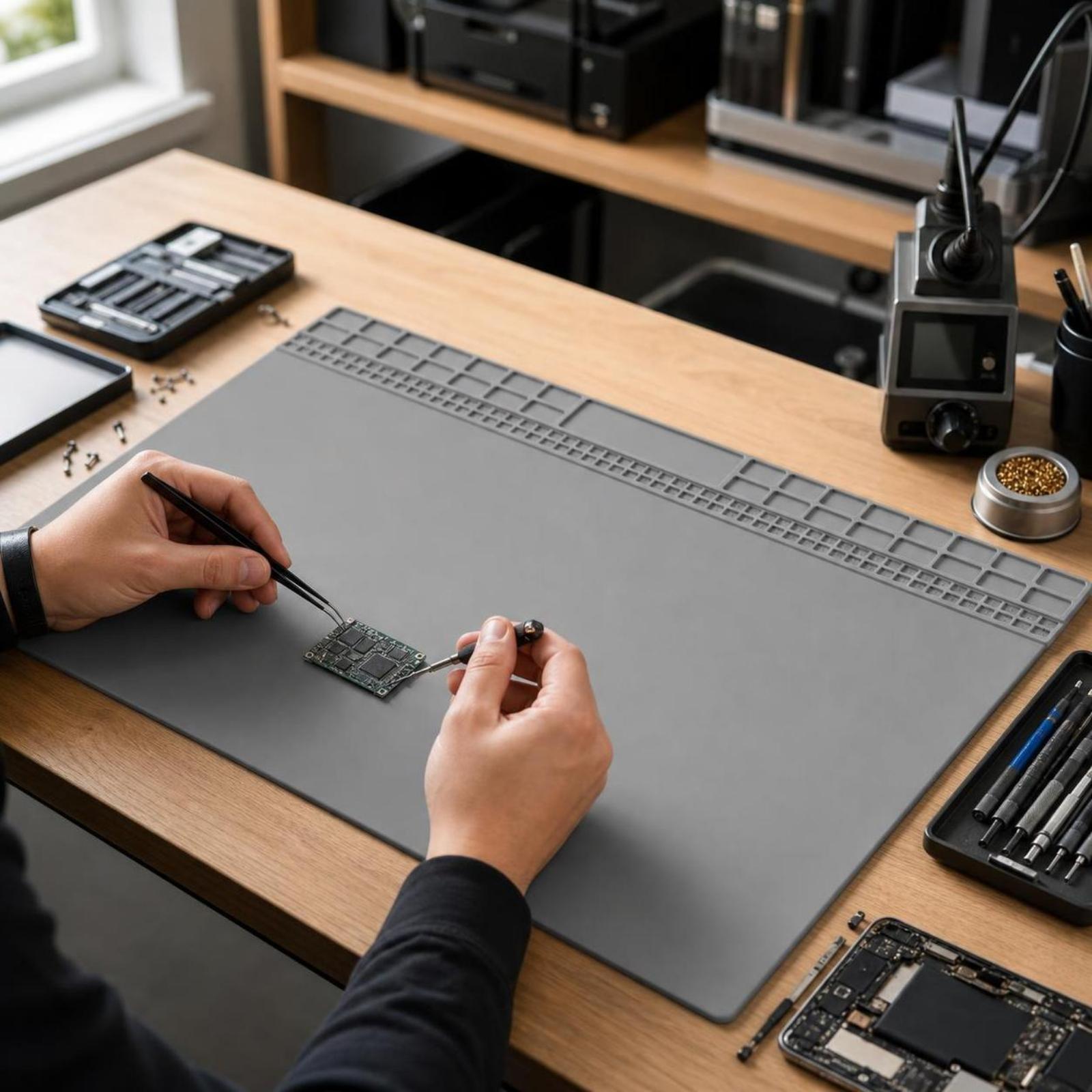 전자 제품 수리용 내열 실리콘 매트, 미끄럼 방지 작업 - Electronics Repair In Usa 리뷰 및 가격