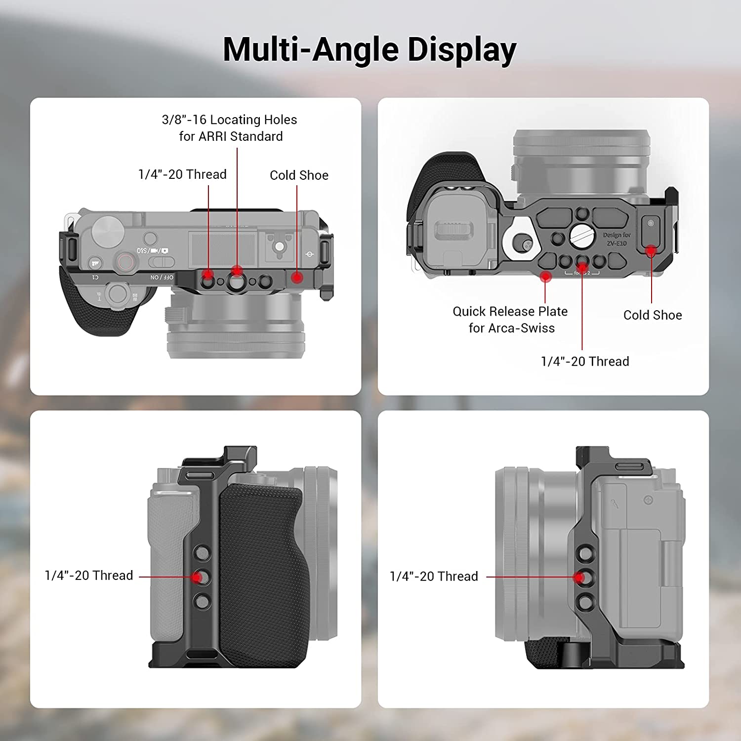SmallRig-소니 ZVE10 카메라 케이지 실리콘  - Sony Camera Zv-E10 리뷰 및 가격