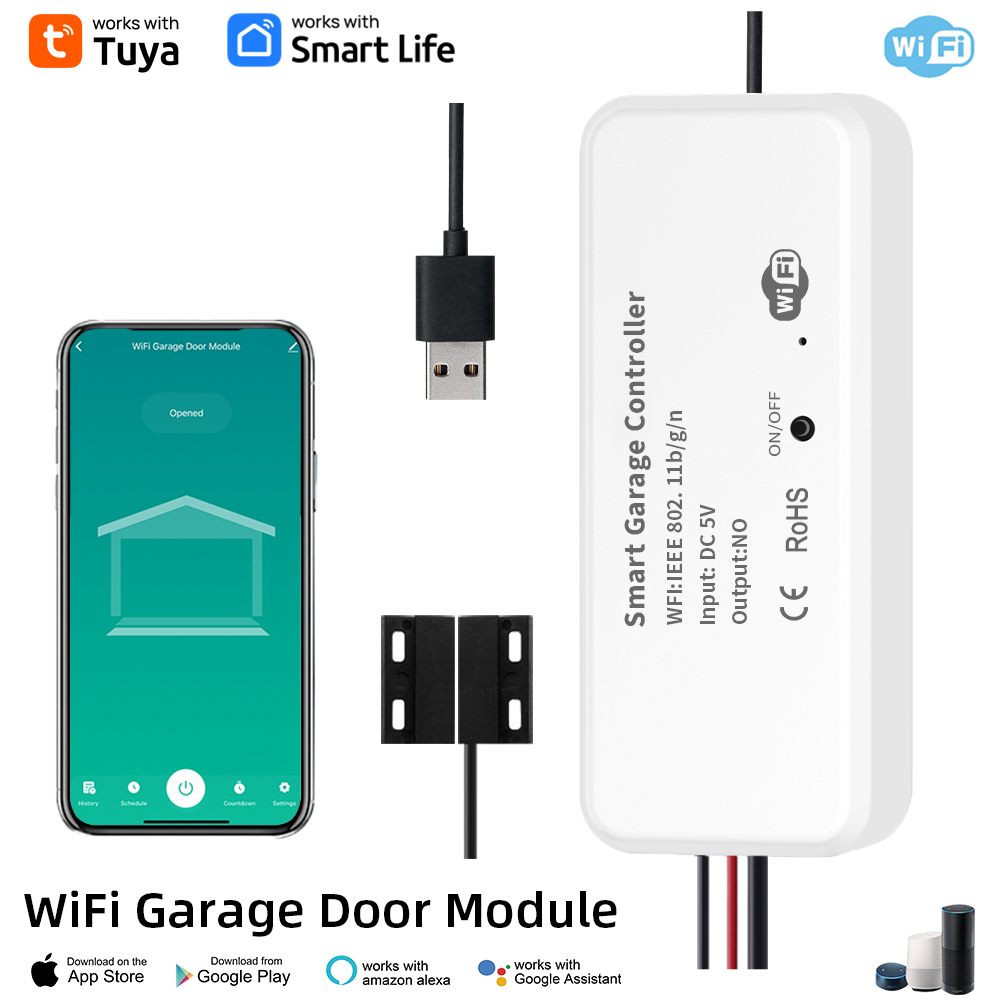 스마트 차고 문 오프너 DC5V 휴대 전화 원격 Tuy - Phone Opening Tool 리뷰 및 가격